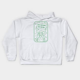 Save the Planet Save the Kids Kids Hoodie